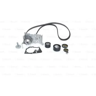 Pompe à eau + kit de courroie de distribution BOSCH 1 987 946 919