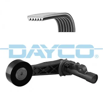 Jeu de courroies trapézoïdales à nervures DAYCO KPV284