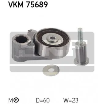 Poulie-tendeur, courroie crantée SKF VKM 75689
