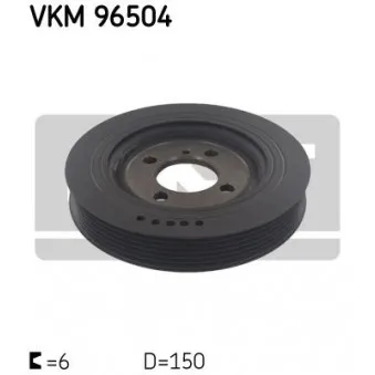 Poulie, vilebrequin SKF VKM 96504