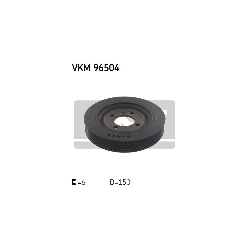Poulie, vilebrequin SKF VKM 96504
