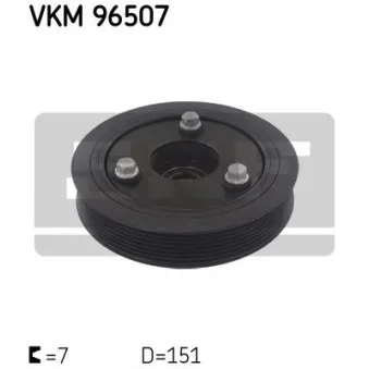 Poulie, vilebrequin SKF VKM 96507
