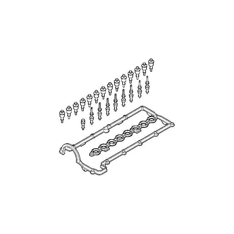 Jeu de joints d'étanchéité, couvercle de culasse ELRING 166.260
