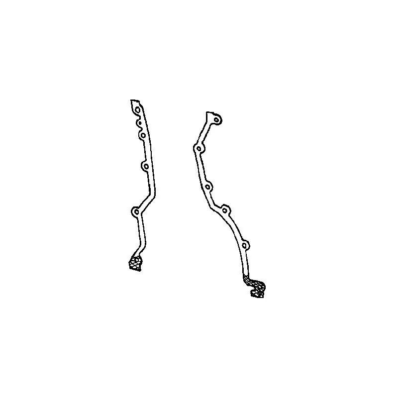 Jeu de joints d'étanchéité, carter de distribution ELRING 166.660