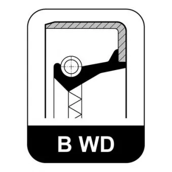 Bague d'étanchéité, différentiel ELRING 327.263