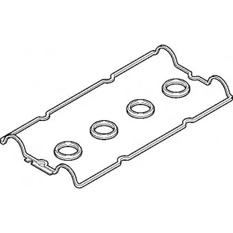 Jeu de joints d'étanchéité, couvercle de culasse ELRING 375.180