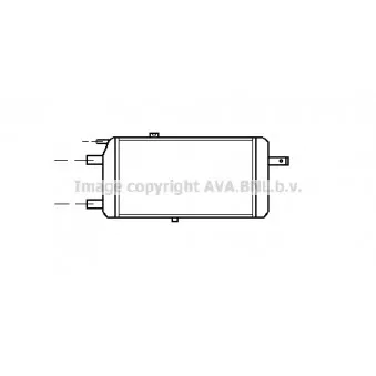 Radiateur, refroidissement du moteur AVA QUALITY COOLING AI2042