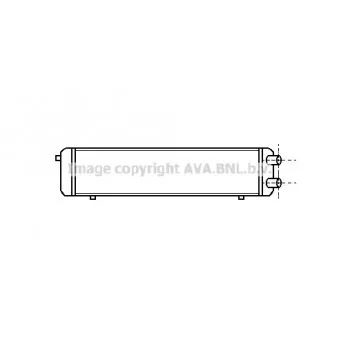 Radiateur, refroidissement du moteur AVA QUALITY COOLING AI2054