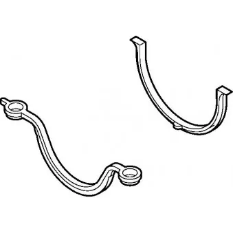 Jeu de joints d'étanchéité, carter d'huile ELRING 502.980