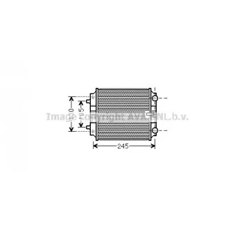 Radiateur, refroidissement du moteur AVA QUALITY COOLING AI2336