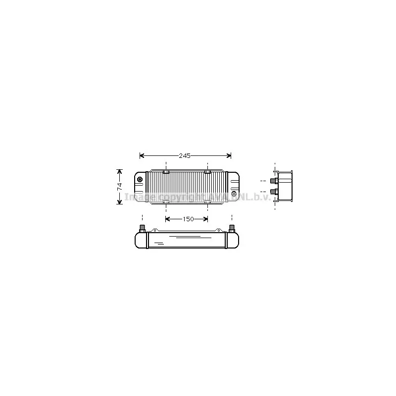 Radiateur d'huile AVA QUALITY COOLING AI3131