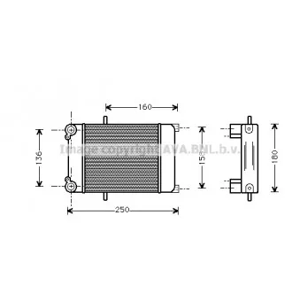 Radiateur d'huile AVA QUALITY COOLING AI3132