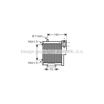 Radiateur d'huile de boîte automatique AVA QUALITY COOLING AI3265