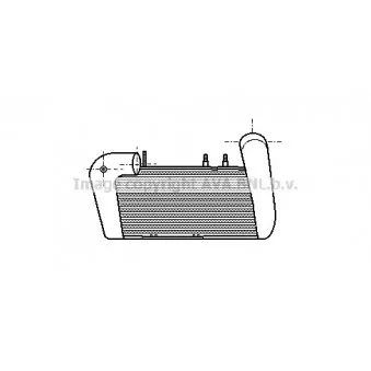 Intercooler, échangeur AVA QUALITY COOLING AI4086
