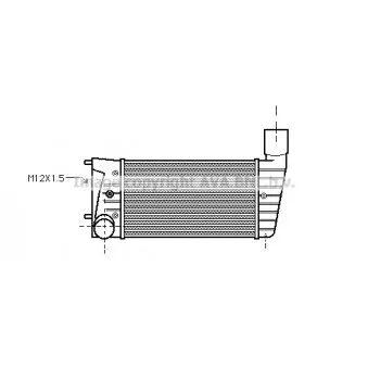Intercooler, échangeur AVA QUALITY COOLING AI4134