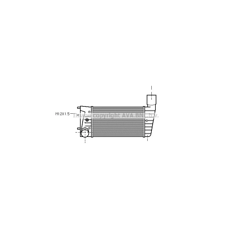 Intercooler, échangeur AVA QUALITY COOLING AI4134