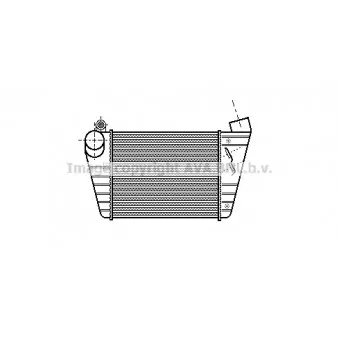 Intercooler, échangeur AVA QUALITY COOLING AI4172