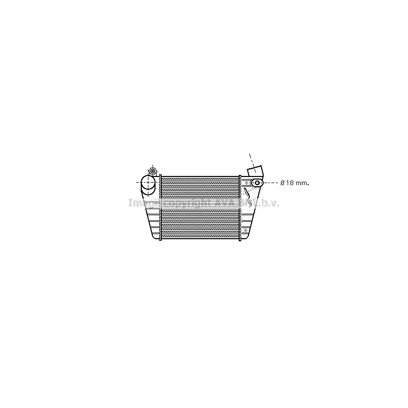 Intercooler, échangeur AVA QUALITY COOLING AI4185