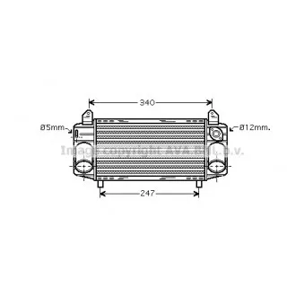 Intercooler, échangeur AVA QUALITY COOLING AI4192