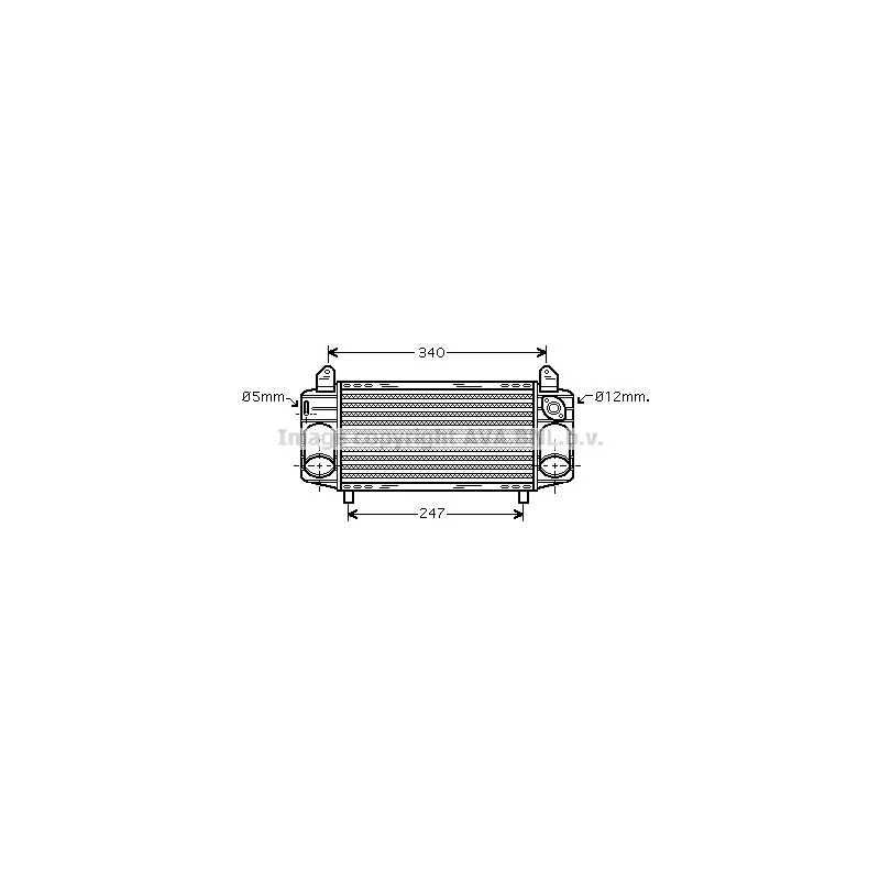 Intercooler, échangeur AVA QUALITY COOLING AI4192
