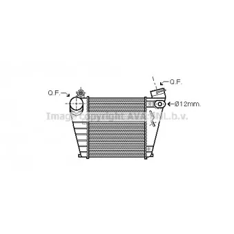 Intercooler, échangeur AVA QUALITY COOLING AI4200