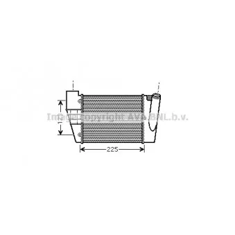 Intercooler, échangeur AVA QUALITY COOLING AI4251