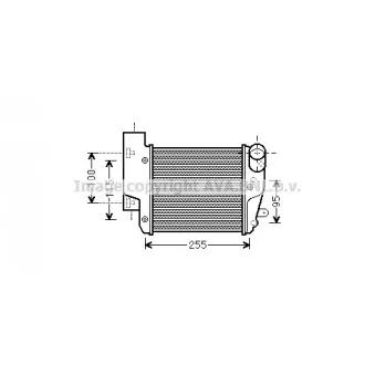 Intercooler, échangeur AVA QUALITY COOLING AI4304