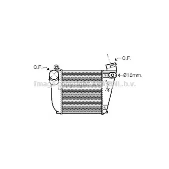 Intercooler, échangeur AVA QUALITY COOLING AI4354