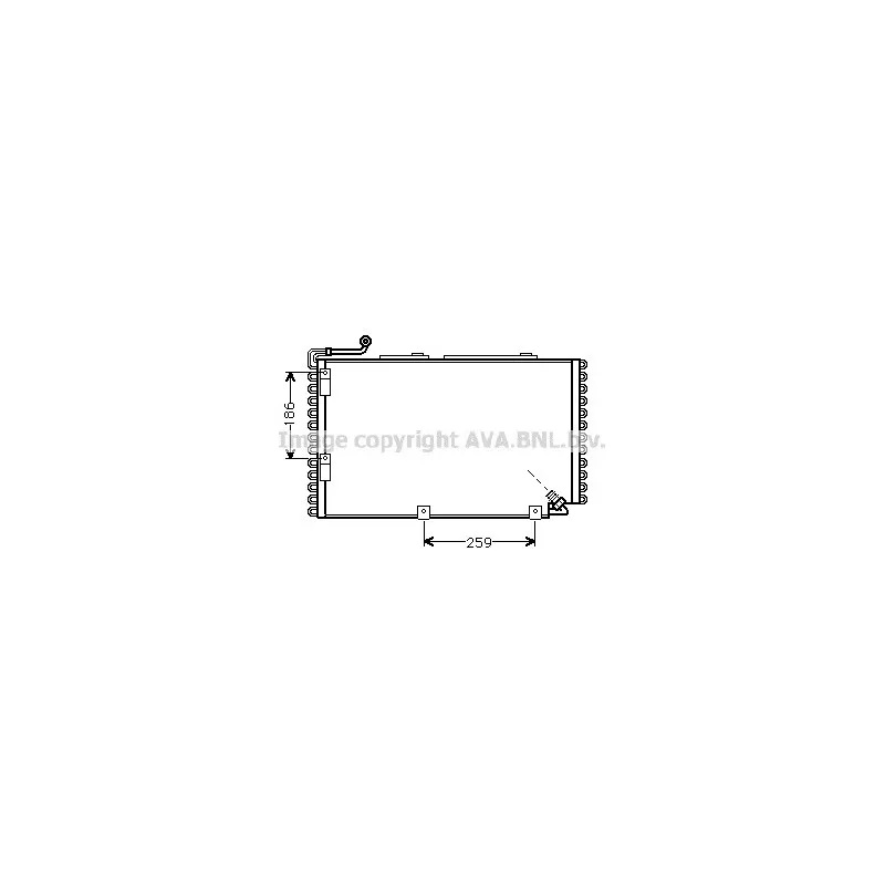 Condenseur, climatisation AVA QUALITY COOLING AI5107