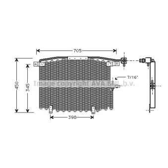 Condenseur, climatisation AVA QUALITY COOLING AI5115