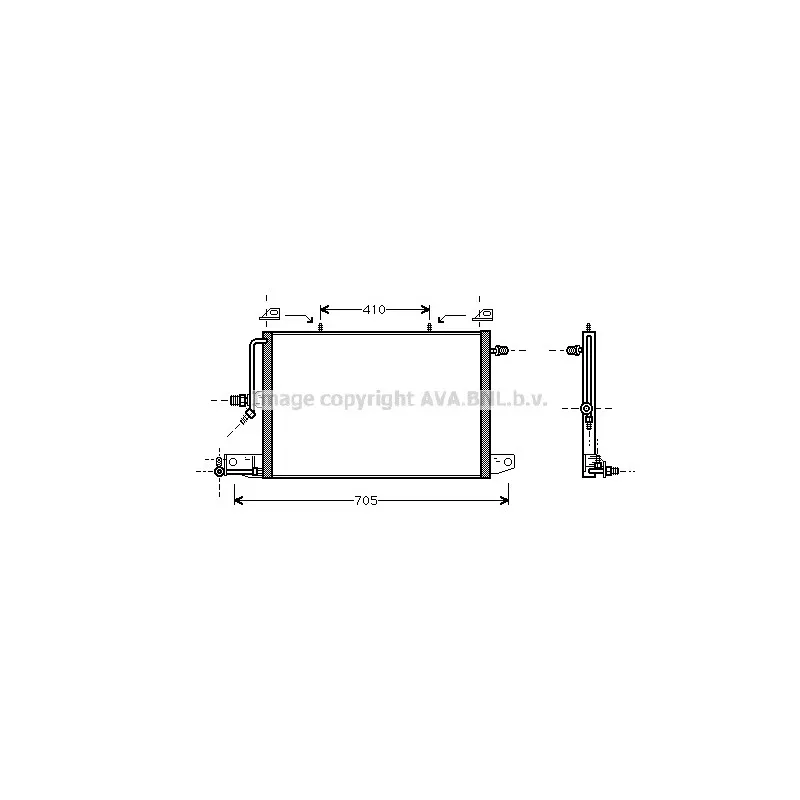 Condenseur, climatisation AVA QUALITY COOLING AI5117