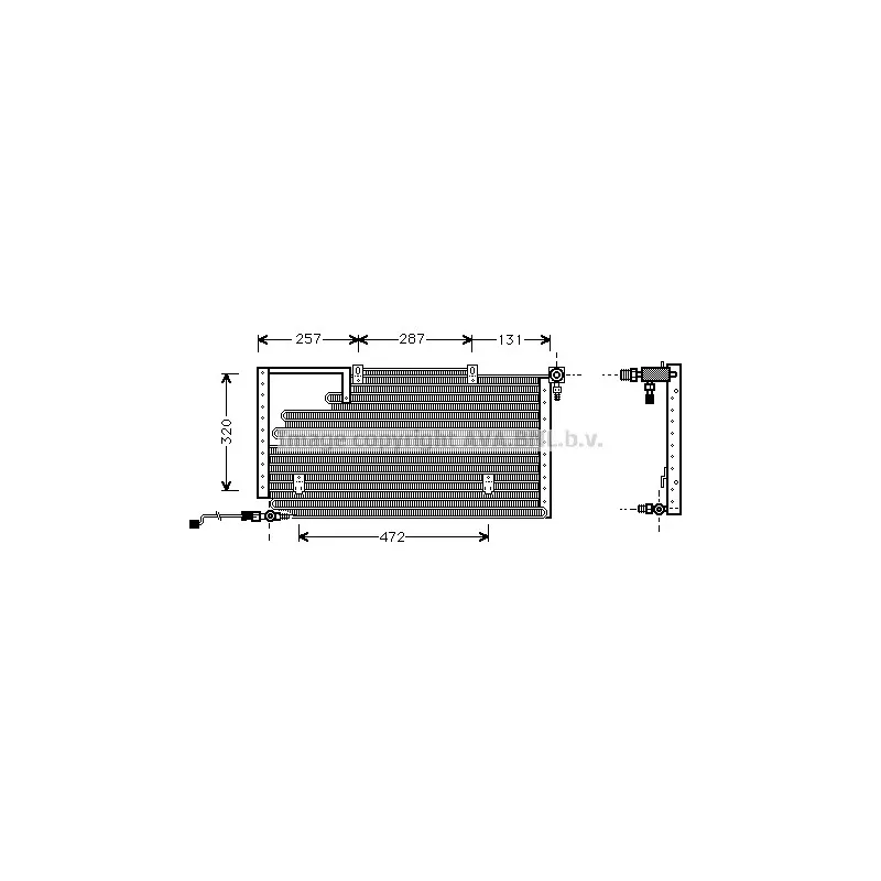 Condenseur, climatisation AVA QUALITY COOLING AI5138