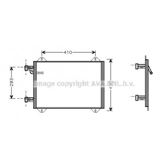 Condenseur, climatisation AVA QUALITY COOLING AI5193