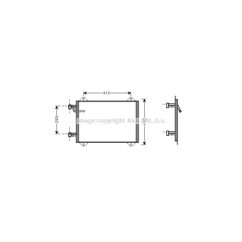 Condenseur, climatisation AVA QUALITY COOLING AI5193