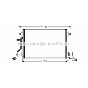 Condenseur, climatisation AVA QUALITY COOLING AI5264