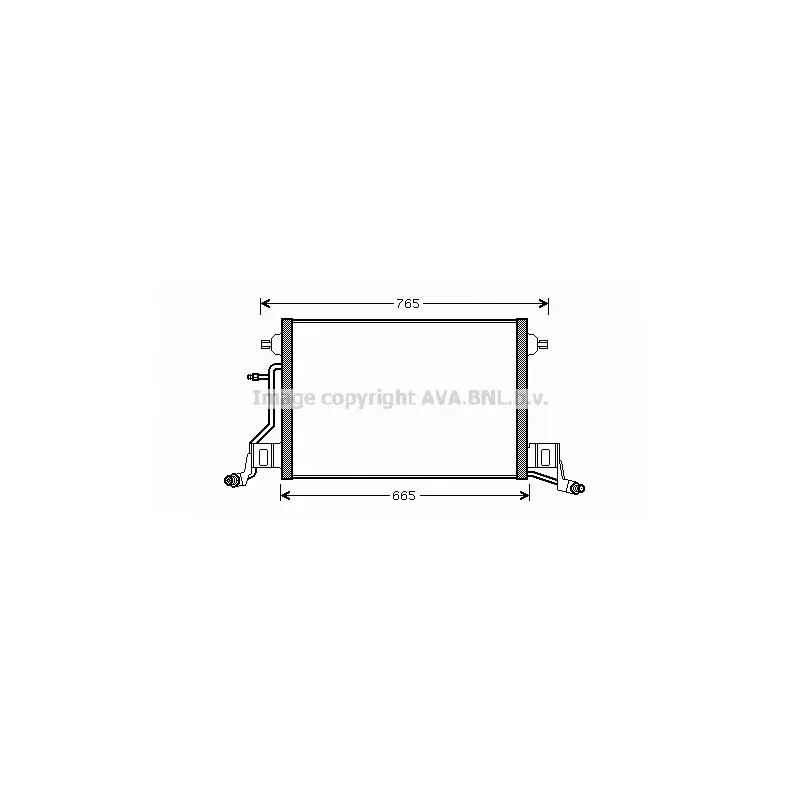 Condenseur, climatisation AVA QUALITY COOLING AI5264
