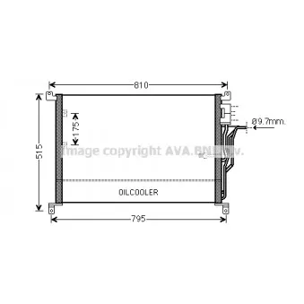 Condenseur, climatisation AVA QUALITY COOLING AI5301