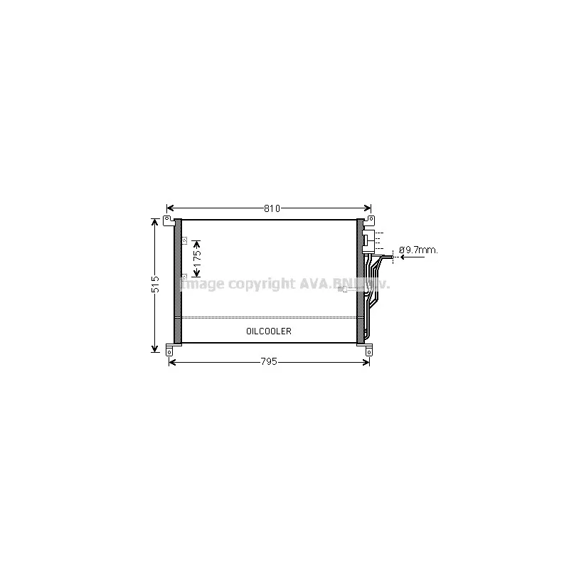 Condenseur, climatisation AVA QUALITY COOLING AI5301