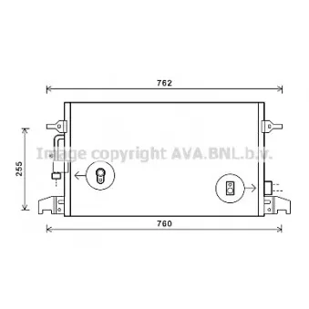 Condenseur, climatisation AVA QUALITY COOLING AI5324