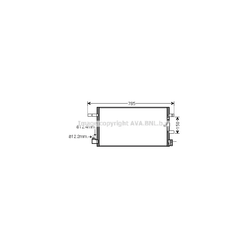 Condenseur, climatisation AVA QUALITY COOLING AI5360