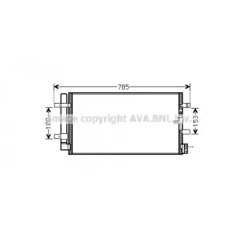 Condenseur, climatisation AVA QUALITY COOLING AI5360D