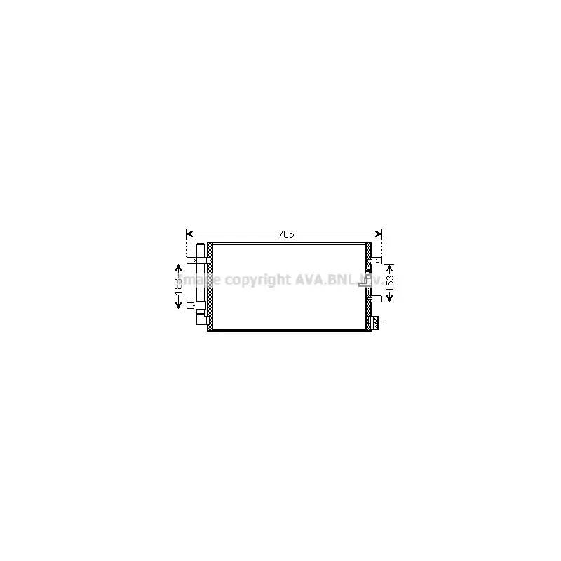 Condenseur, climatisation AVA QUALITY COOLING AI5360D
