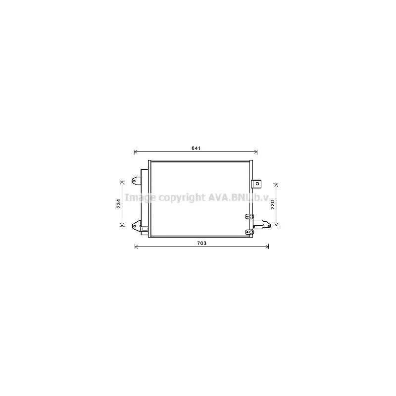 Condenseur, climatisation AVA QUALITY COOLING AI5367D