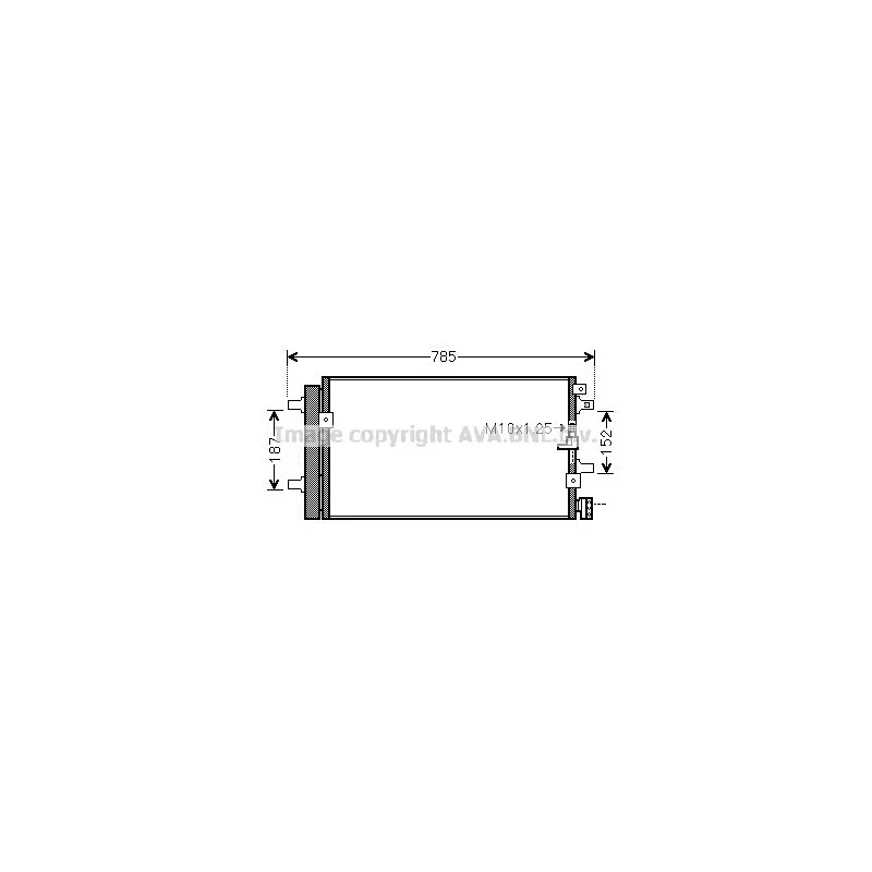 Condenseur, climatisation AVA QUALITY COOLING AI5390D