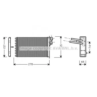 Système de chauffage AVA QUALITY COOLING AI6156