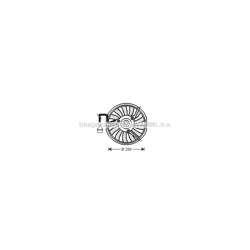 Ventilateur, refroidissement du moteur AVA QUALITY COOLING AI7511