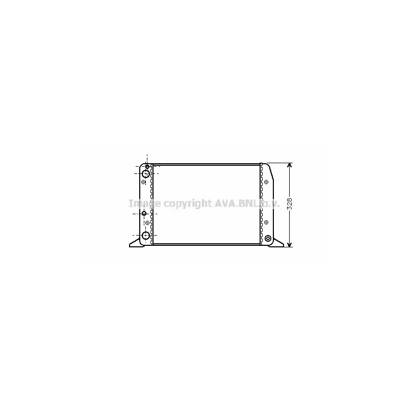 Radiateur, refroidissement du moteur AVA QUALITY COOLING AIA2028