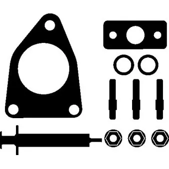 Kit de montage, turbo ELRING 714.640