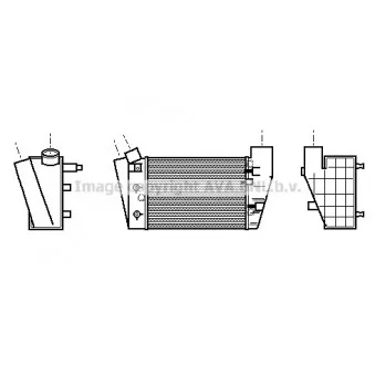 Intercooler, échangeur AVA QUALITY COOLING