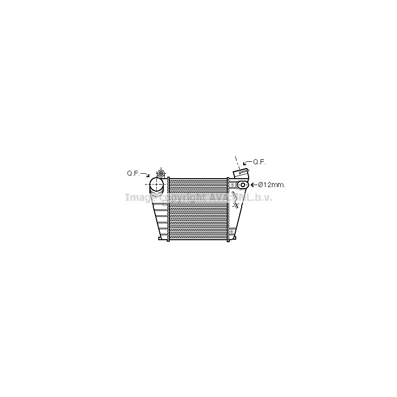 Intercooler, échangeur AVA QUALITY COOLING AIA4200